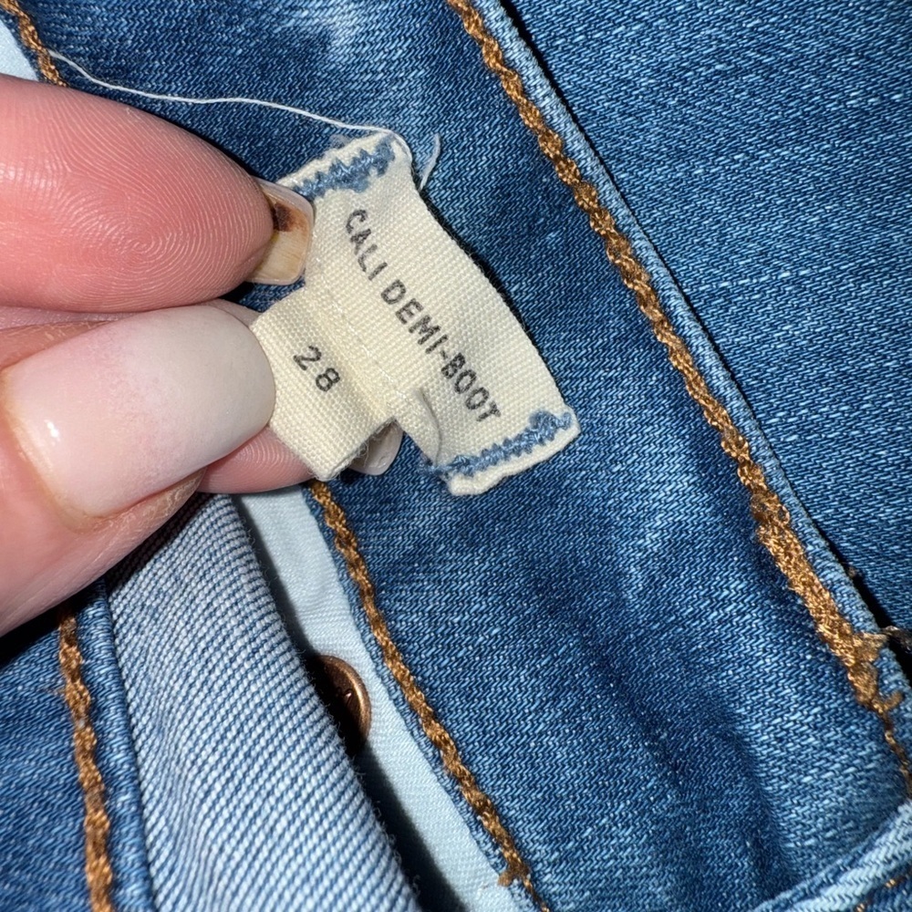 Madewell Blue Boot Cut Jeans